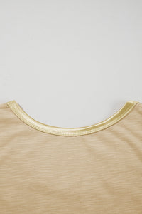 KaleaBoutique Metallic Sheen Edge Scoop Neck Tank Top - KaleaBoutique.com