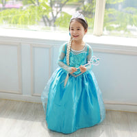 Princess Dress Inserted Beads Bright Silk Performance Dress - KaleaBoutique.com