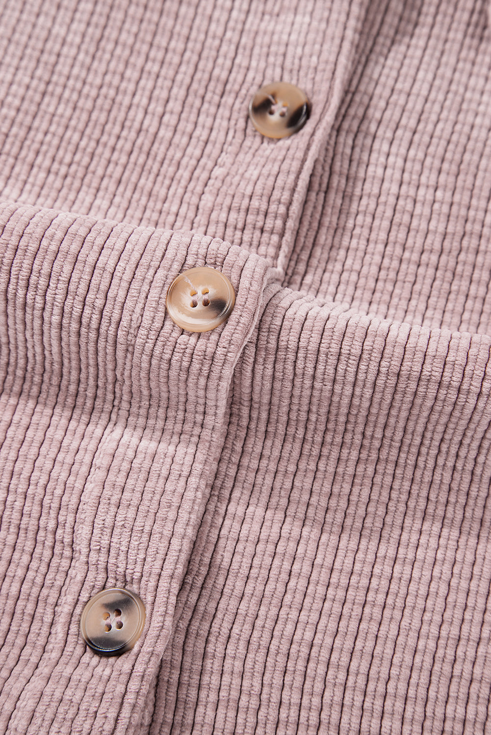 Corduroy Flap Pocket Button Up Shacket - KaleaBoutique.com