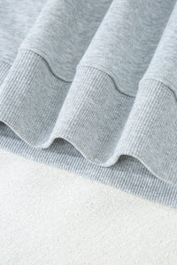 Solid Color Oversized Mock Neck Sweatshirt - KaleaBoutique.com
