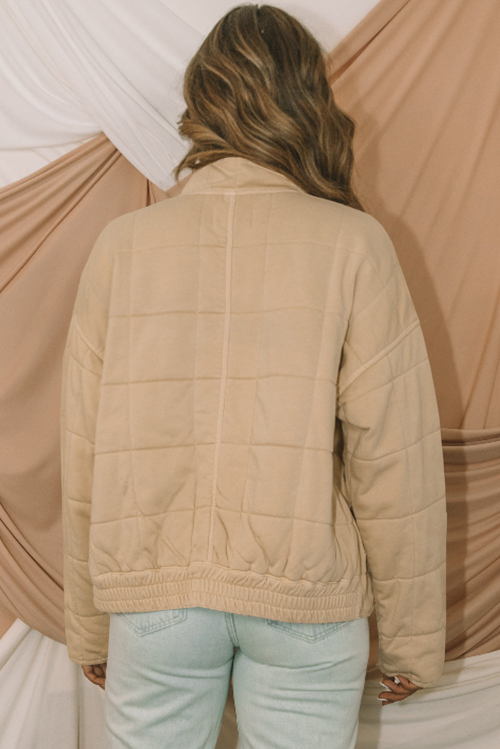Zip-Up Pocket Quilted Jacket - KaleaBoutique.com