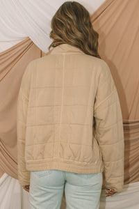 Zip-Up Pocket Quilted Jacket - KaleaBoutique.com