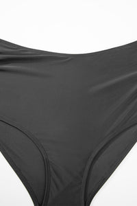KaleaBoutique Stylish Plus Size Knot Cutout Ruffle Sleeve and High Waisted 2pcs Swimsuit - KaleaBoutique.com