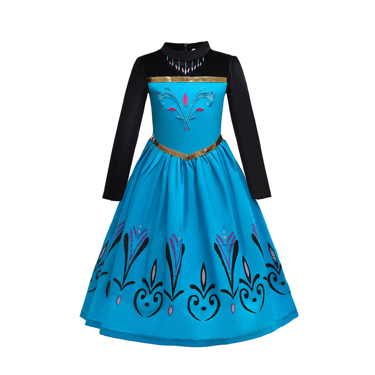 Halloween Princess Girl Long Sleeve Dress - KaleaBoutique.com