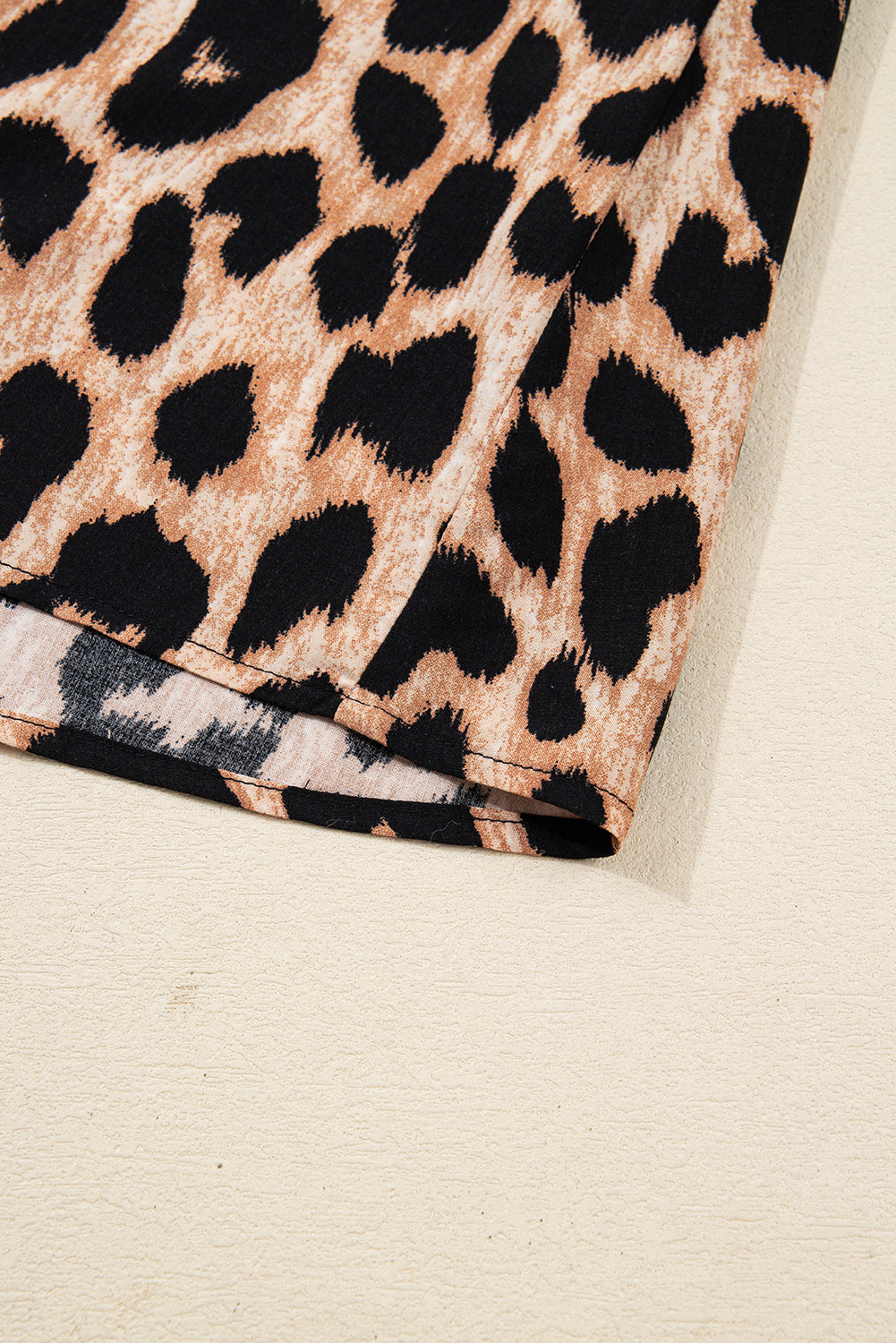 KaleaBoutique Stylish Leopard Print Smocked Detail Flowy Midi Dress - KaleaBoutique.com
