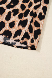 KaleaBoutique Stylish Leopard Print Smocked Detail Flowy Midi Dress - KaleaBoutique.com
