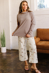 KaleaBoutique Comfortable High Neck Long Sleeve Top - KaleaBoutique.com