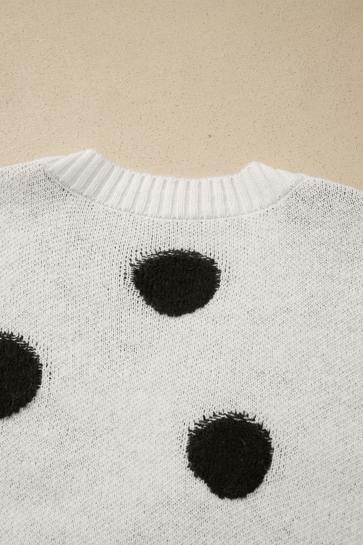 KaleaBoutique Stylish Polka Dot Button Front Oversized V Neck Cardigan - KaleaBoutique.com