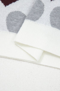 KaleaBoutique Comfortable Valentine Heart Short Sleeve Sweater - KaleaBoutique.com
