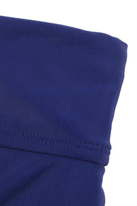 KaleaBoutique Stylish Comfortable Plus Size Navy Blue Skirted Swim Bikini Bottom - KaleaBoutique.com