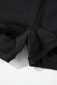 KaleaBoutique Stylish High Waisted Drawstring 2-in-1 Side Pocket Color Block Bikini Shorts - KaleaBoutique.com