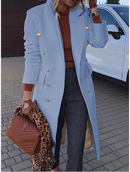 Mid-length Woolen Women's Coat - KaleaBoutique.com
