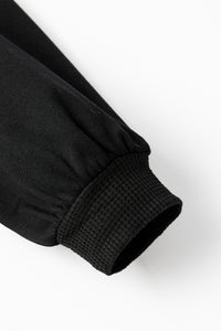Waffle Knit Patchwork Exposed Seam Loose Shacket - KaleaBoutique.com