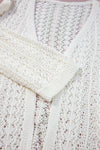 KaleaBoutique Stylish Hollow Out Knit Drop Shoulder Cardigan - KaleaBoutique.com