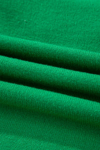 KaleaBoutique Stylish Shiny Lucky Striped Flutter Sleeve Round Neck Sweater - KaleaBoutique.com