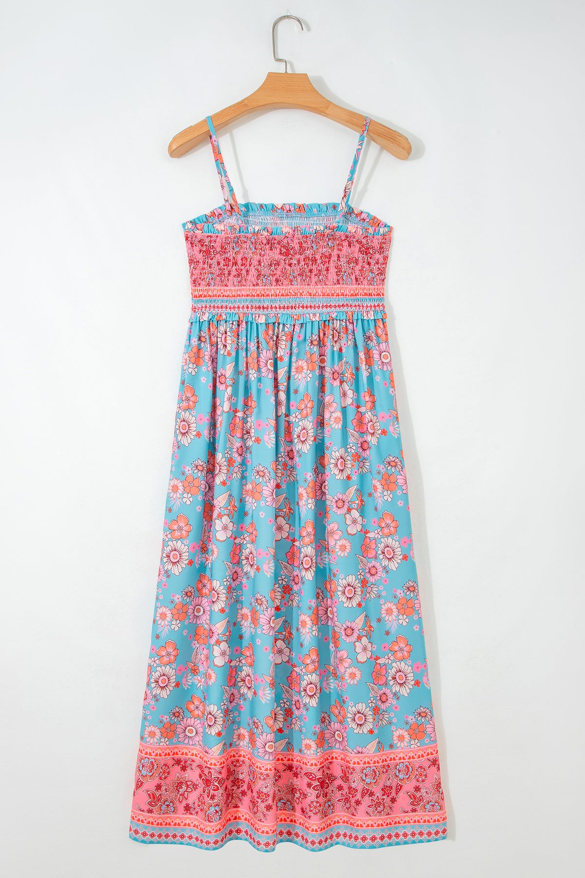 KaleaBoutique Comfortable Bohemian Ethnic Print Spaghetti Straps Vacation Maxi Dress - KaleaBoutique.com