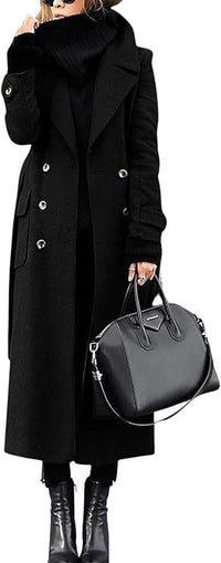 Thick Wool Women's Coat Extended - KaleaBoutique.com