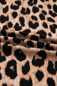 KaleaBoutique Stylish Leopard Print Smocked Detail Flowy Midi Dress - KaleaBoutique.com
