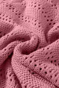 KaleaBoutique Pointelle Knit Raglan Sleeve Hooded Sweater - KaleaBoutique.com