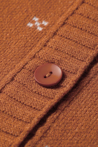 KaleaBoutique Stylish Peter Pan Collar Colorblock Long Sleeve Knitwear Cardigan - KaleaBoutique.com