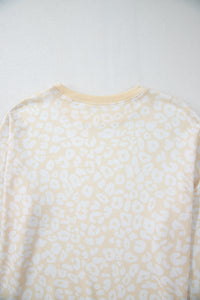 KaleaBoutique Comfortable Cheetah Print Two Piece Loose Fit Cozy Loungewear - KaleaBoutique.com