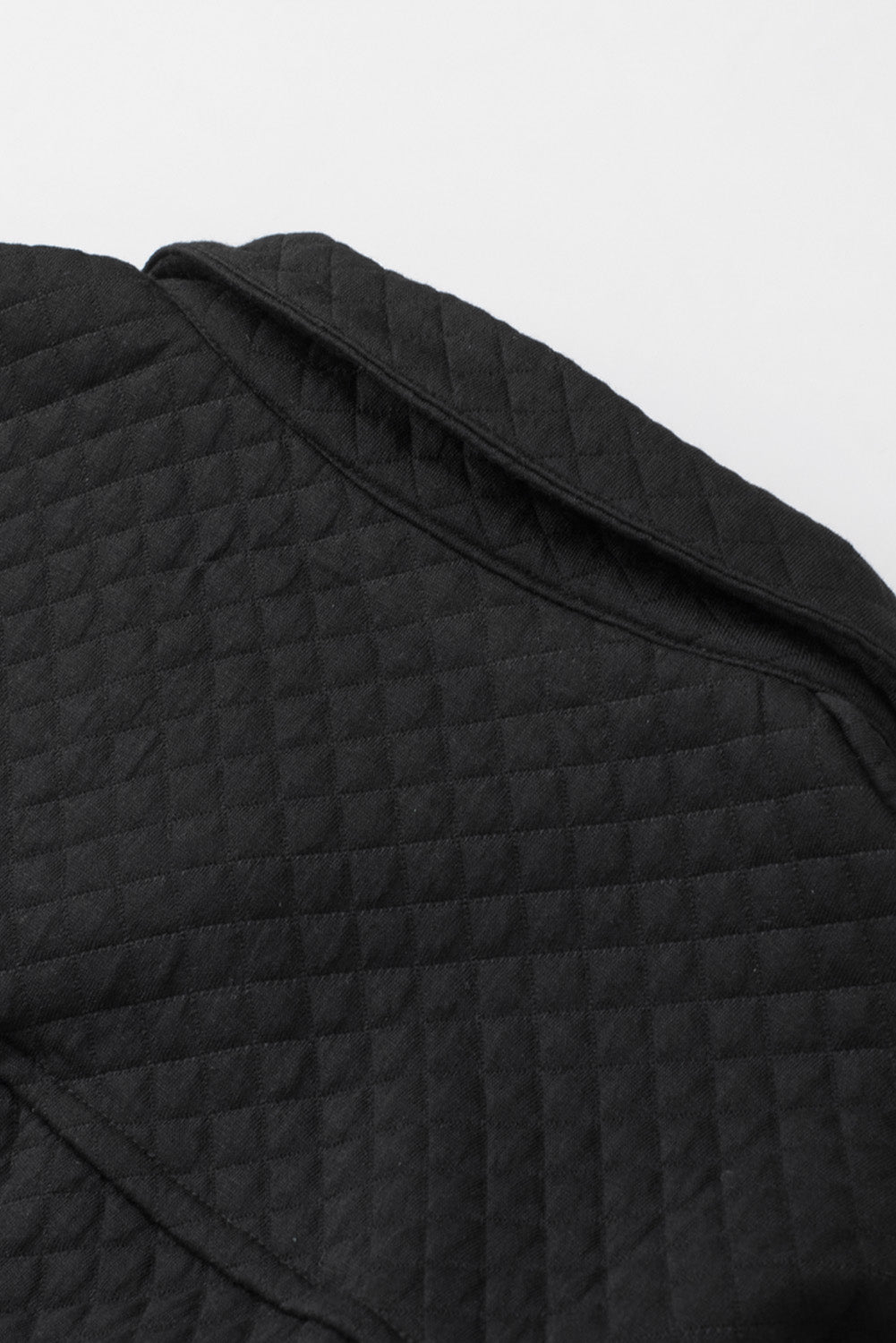Retro Quilted Flap Pocket Button Shacket - KaleaBoutique.com