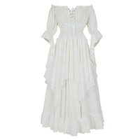 Retro Cosplay Halloween Pleated Corset Dress - KaleaBoutique.com