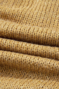 KaleaBoutique Stylish Lantern Sleeve Scallop V Neck Buttoned Front Cardigan - KaleaBoutique.com