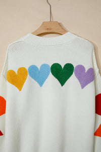 Chenille Graphic Drop Shoulder Holiday Sweater - KaleaBoutique.com