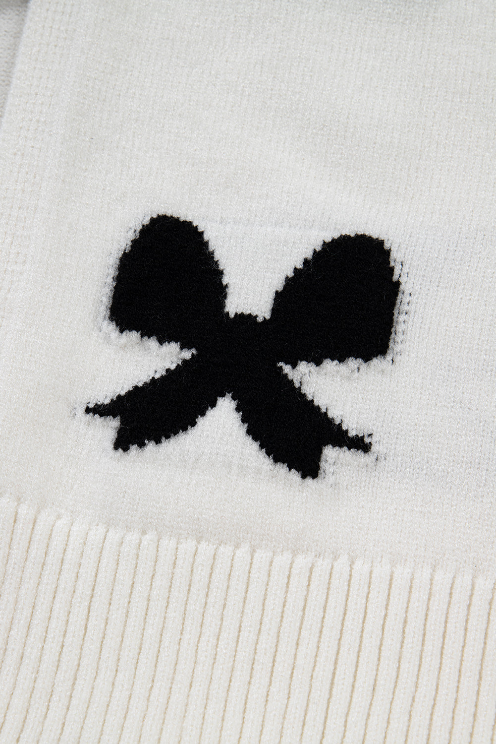 KaleaBoutique Comfortable Lace-up Bow Pattern Sweater Cardigan - KaleaBoutique.com