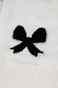 KaleaBoutique Comfortable Lace-up Bow Pattern Sweater Cardigan - KaleaBoutique.com