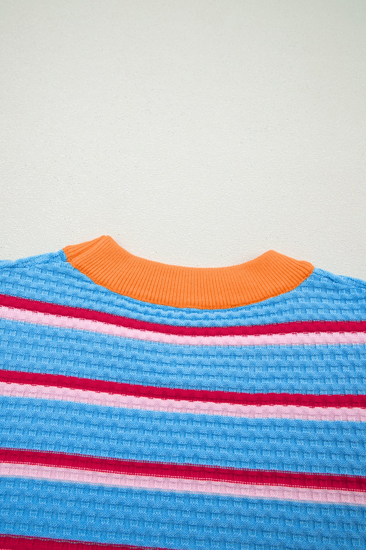 KaleaBoutique Comfortable Colorblock Trim Half Sleeve Sweater Top - KaleaBoutique.com