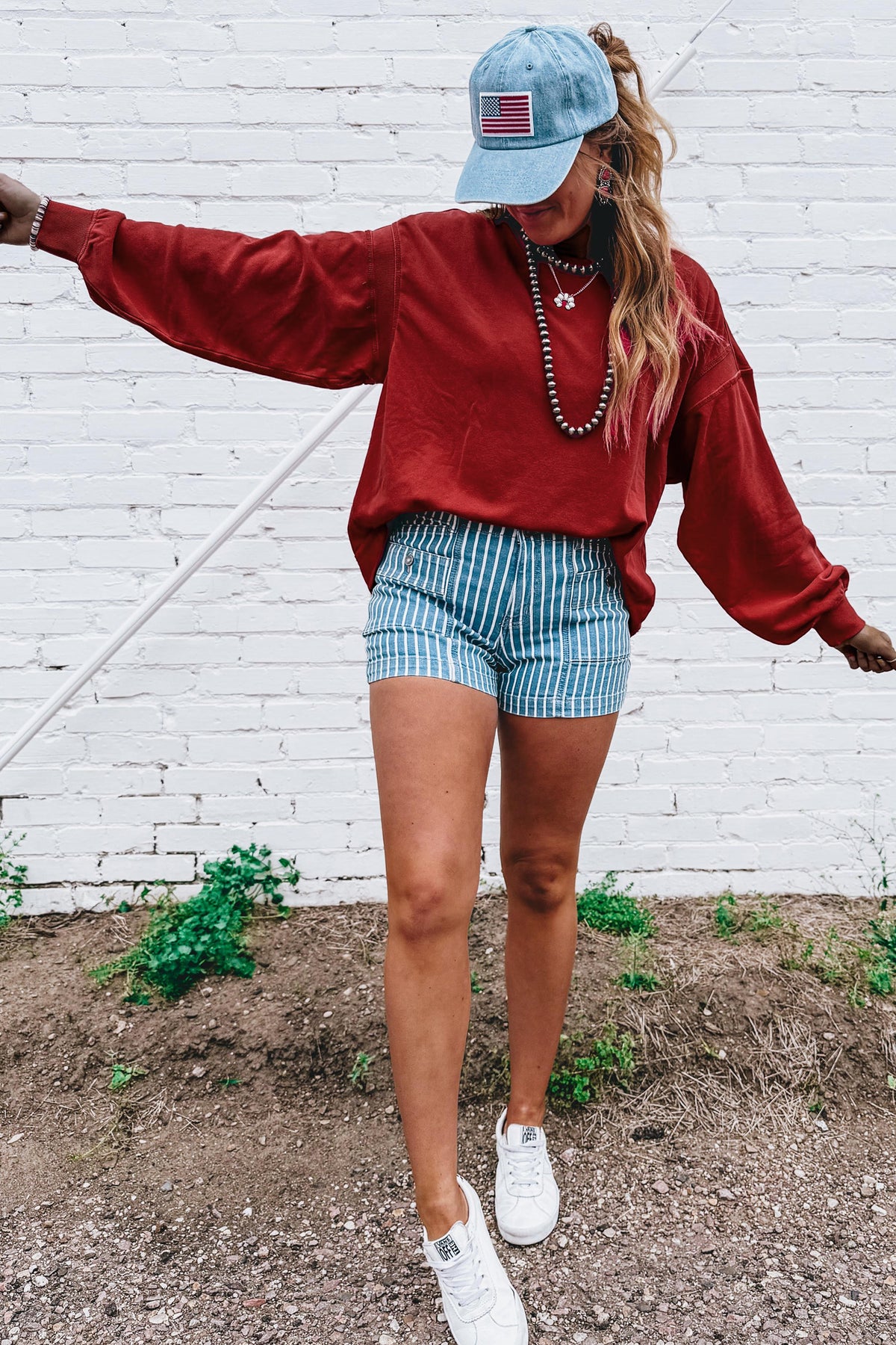 KaleaBoutique Stylish Ribbed Detail Drop Shoulder Cutout Back Sweatshirt - KaleaBoutique.com