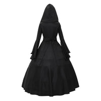 Halloween Medieval Retro Gothic Plus Size Trumpet Sleeve Stage Party Dress - KaleaBoutique.com