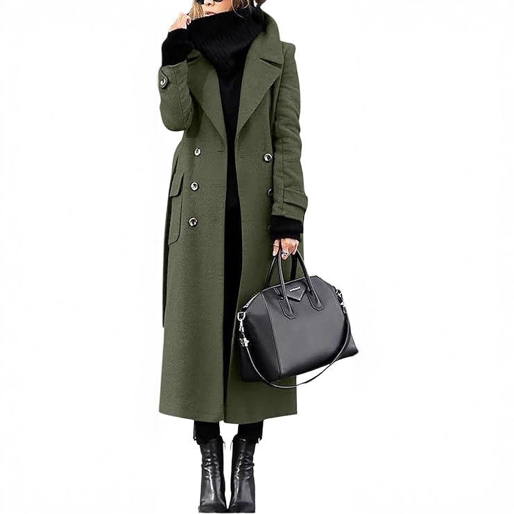 Thick Wool Women's Coat Extended - KaleaBoutique.com
