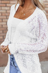 KaleaBoutique Stylish Classic Solid Open Knit Cardigan - KaleaBoutique.com