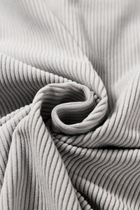 KaleaBoutique Hooded Drawstring Pockets Corduroy Shacket - KaleaBoutique.com