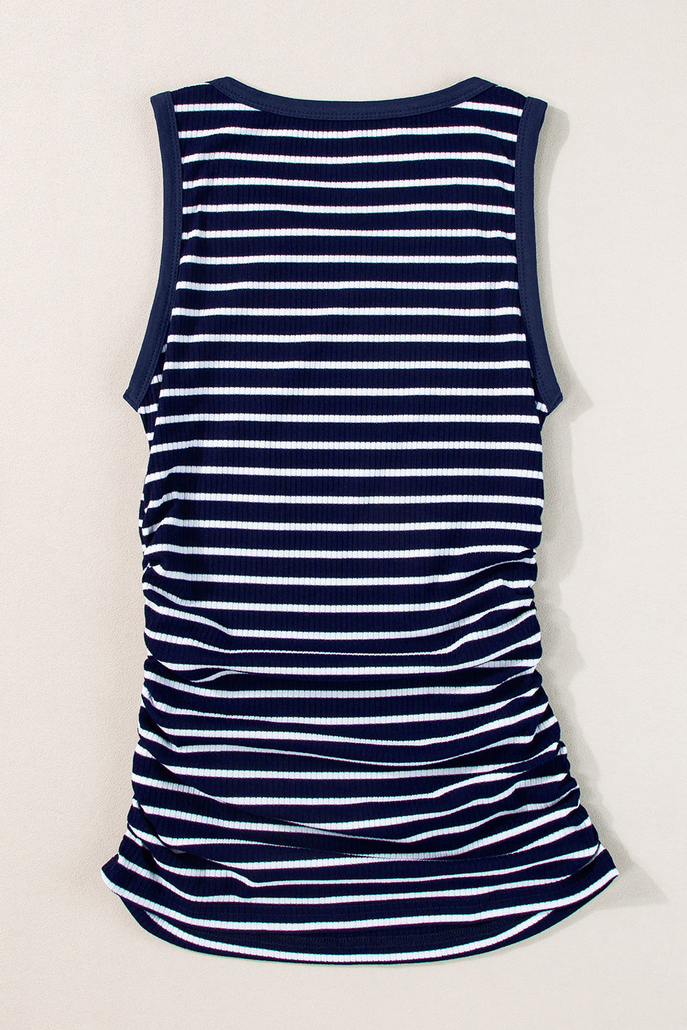 Contrast Round Neck Sleeveless Slim Top - KaleaBoutique.com