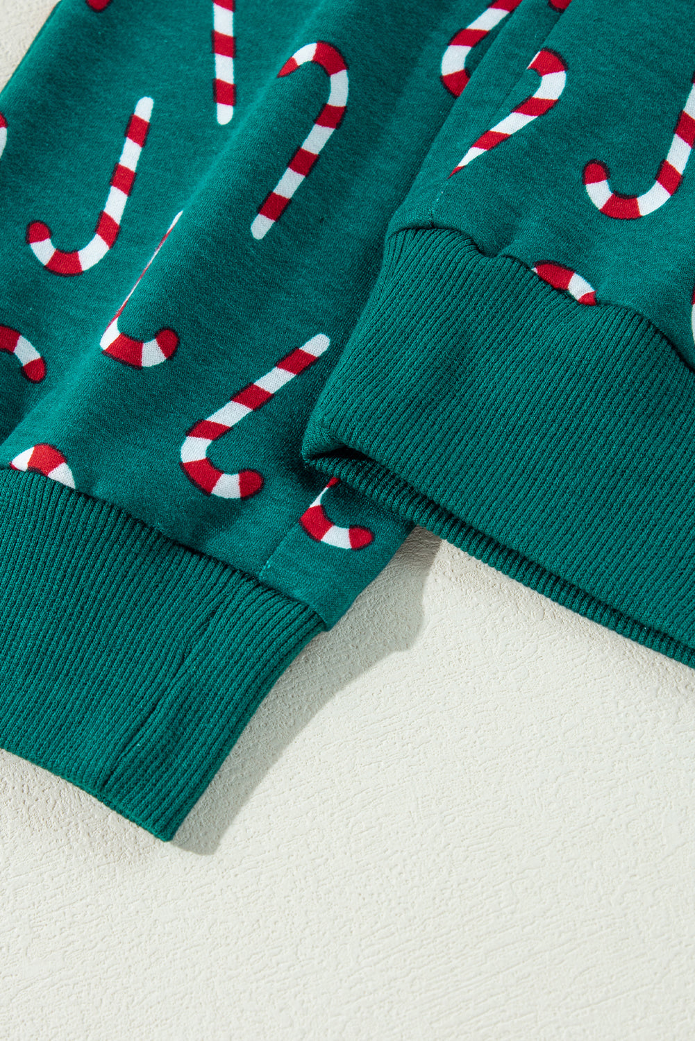 KaleaBoutique Stylish Christmas Candy Cane Printed Top and Pants Lounge Set - KaleaBoutique.com