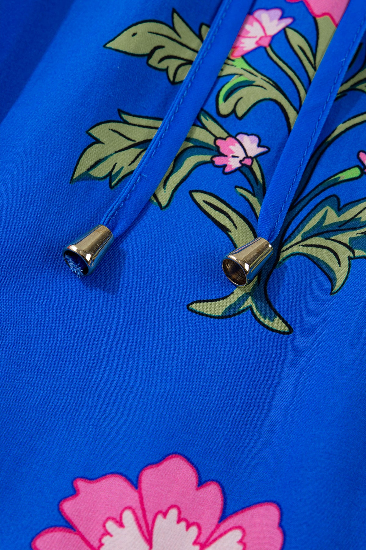 KaleaBoutique Comfortable V Neck Short Sleeve Loose Flower Dress - KaleaBoutique.com