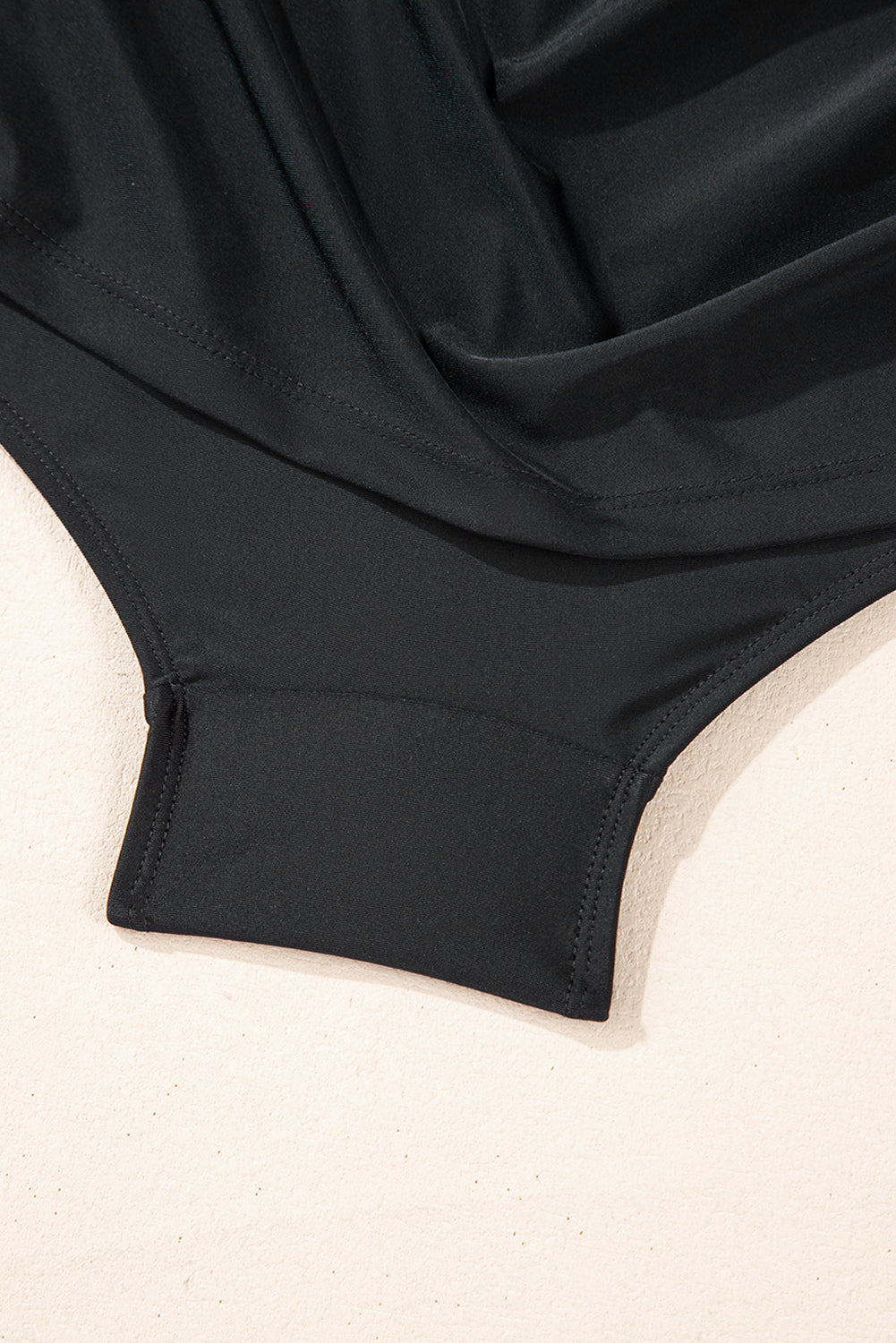 Solid Color U Neck Padded Plus Size One Piece Swimsuit - KaleaBoutique.com