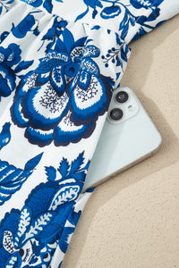 KaleaBoutique Stylish Twisted Bust Spaghetti Straps Backless Floral Maxi Dress - KaleaBoutique.com