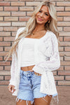 KaleaBoutique Stylish Classic Solid Open Knit Cardigan - KaleaBoutique.com