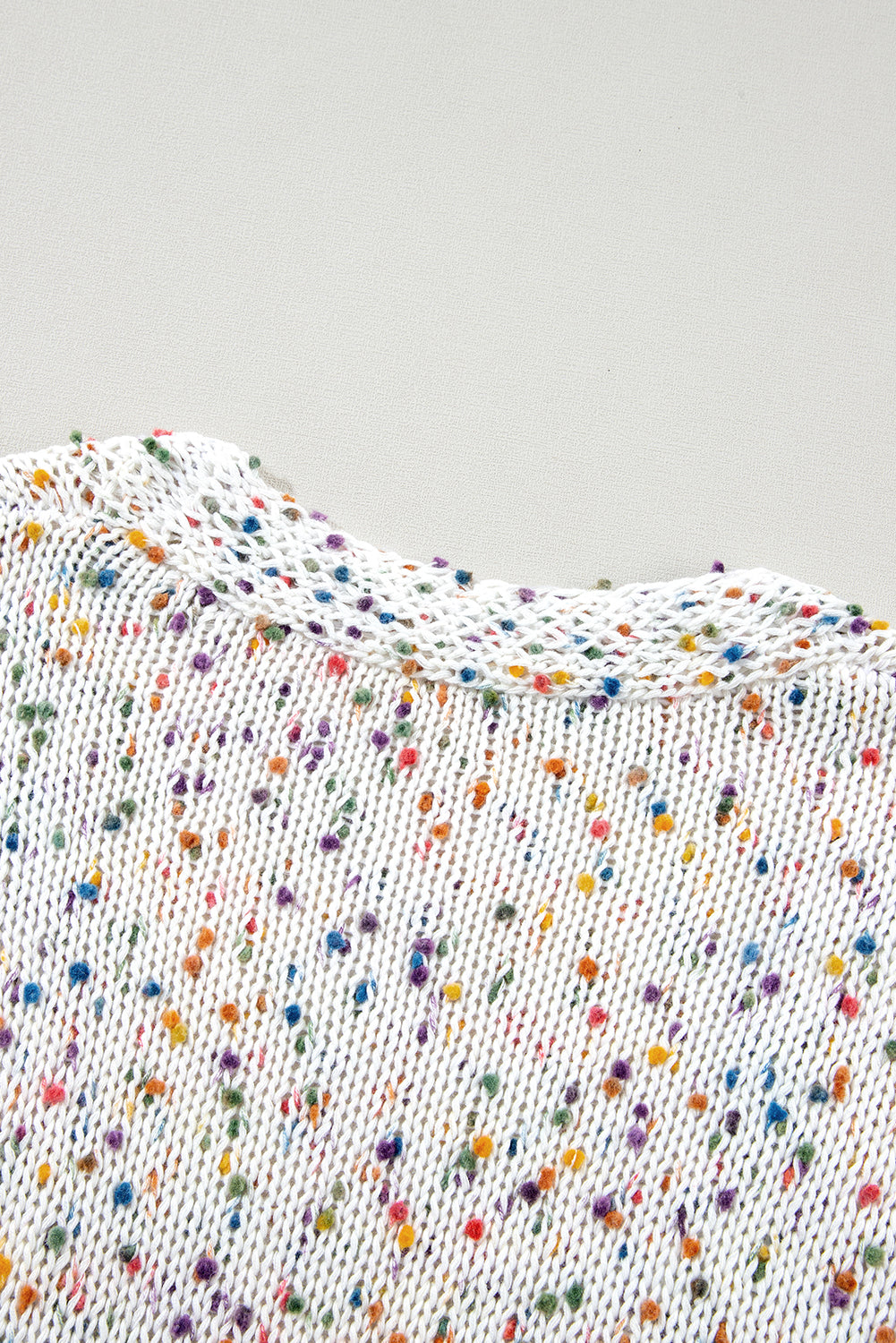 Confetti Rib Knit Long Sleeve Cardigan - KaleaBoutique.com