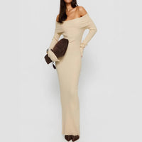 Off-the-shoulder Slim-fit Sheath Dress For Women - KaleaBoutique.com