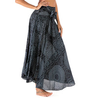 Women's Boho Print Two Ways to Wear Swing Maxi Skirt - KaleaBoutique.com