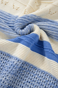 KaleaBoutique Open Stitch Puff Sleeve Sweater - KaleaBoutique.com