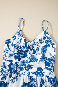 KaleaBoutique Stylish Twisted Bust Spaghetti Straps Backless Floral Maxi Dress - KaleaBoutique.com