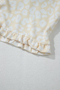 KaleaBoutique Comfortable Cheetah Print Two Piece Loose Fit Cozy Loungewear - KaleaBoutique.com