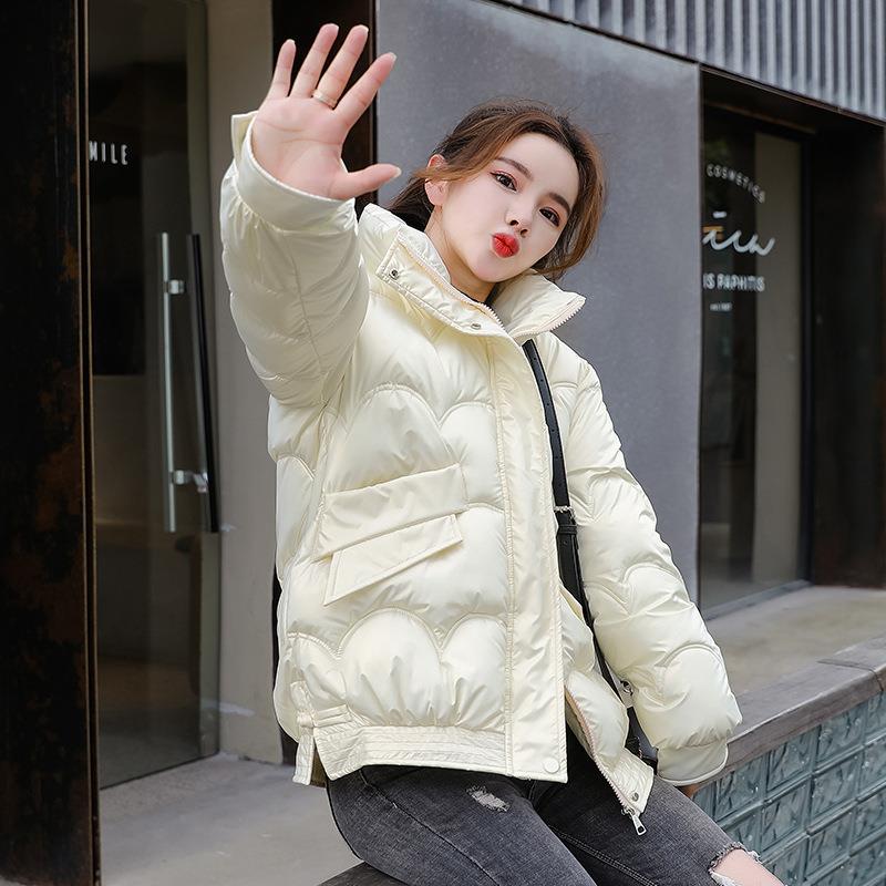 Women’s Loose-Fit Stand-Collar Quilted Jacket - KaleaBoutique.com